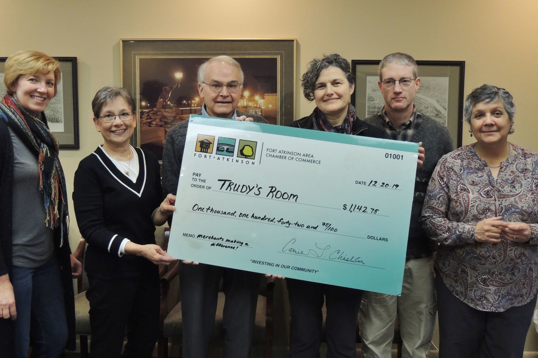 Merchants support Trudy’s Room